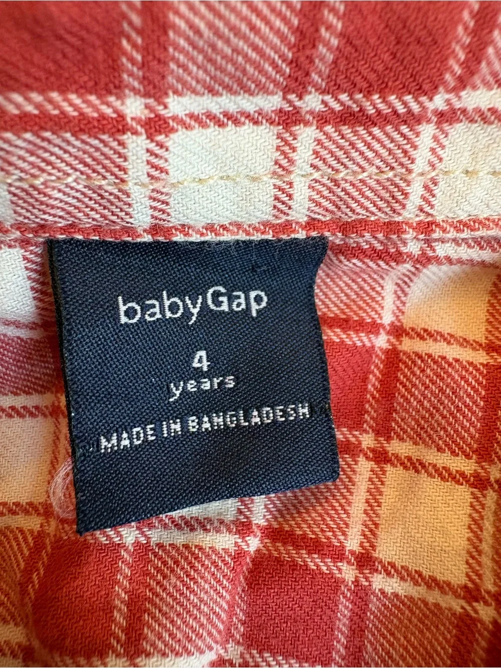 GAP soft plaid